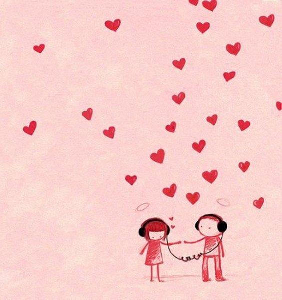 Рисунки для скетчбука легко про любовь