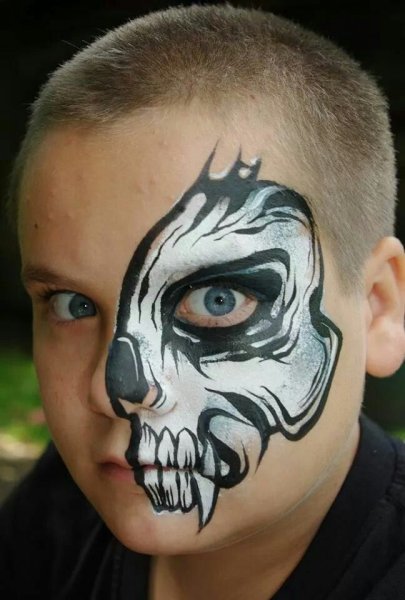 Макияж на Хэллоуин для мальчиков
