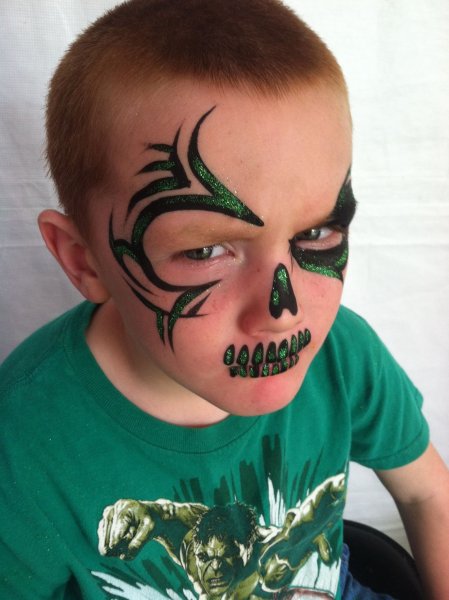 Аквагрим на руке для мальчиков