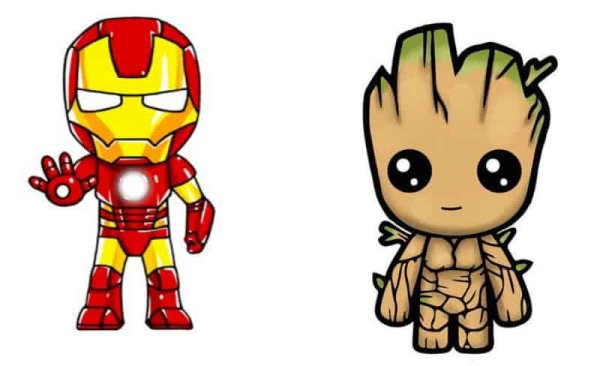Маленькие герои Марвел