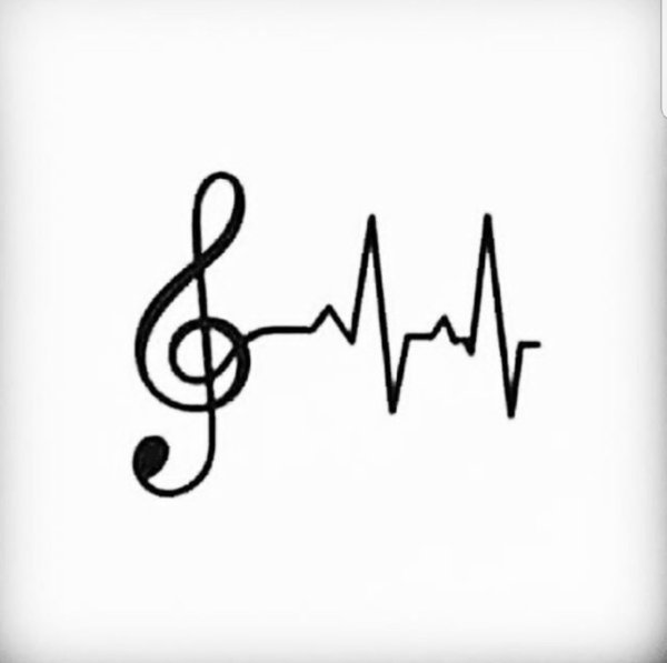 Тату Ноты эскизы