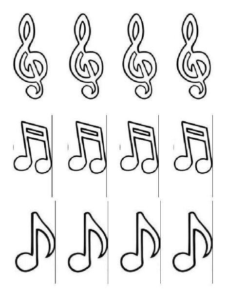 Ноты для рисования