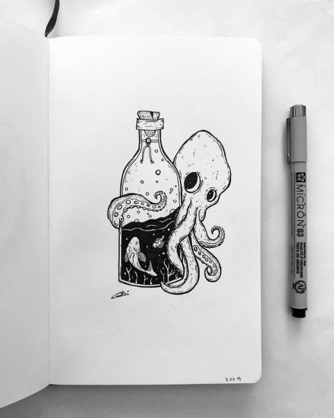 Рисование линером для начинающих