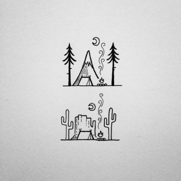 Рисунки для скетчбука лёгкие