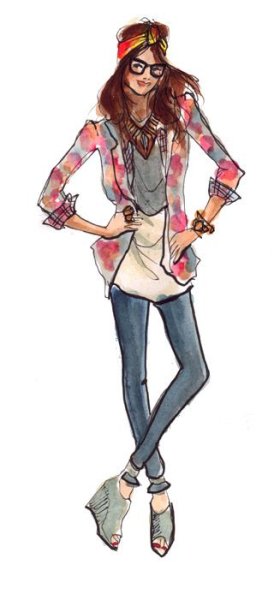 Модные иллюстрации