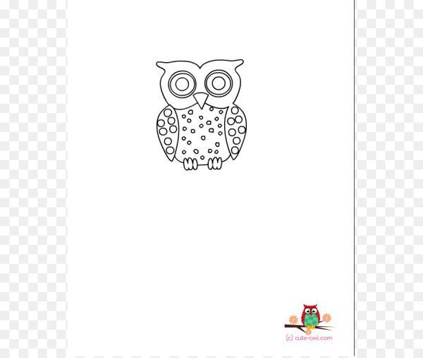 Раскраски Совушки маленькие