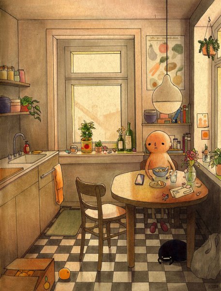 Уютные иллюстрации