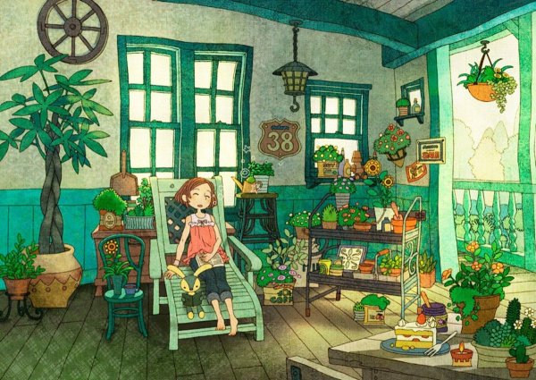 Уютные иллюстрации