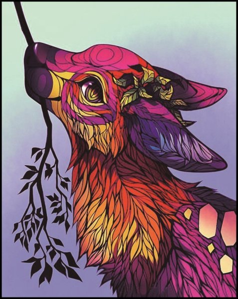 Животные в стиле арт