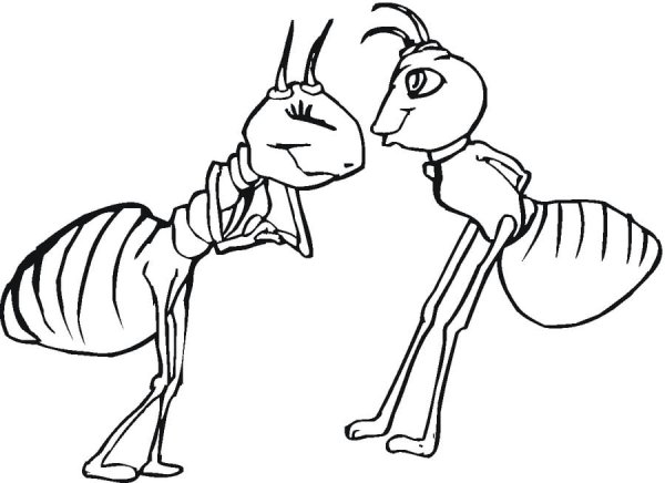 Аппликация муравей