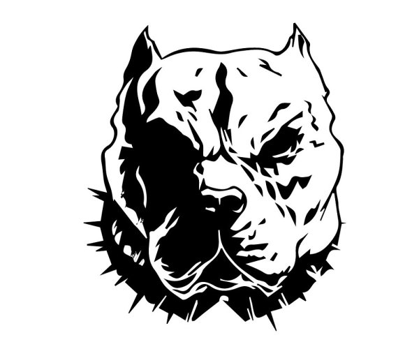 Абстракция черно белая Графика