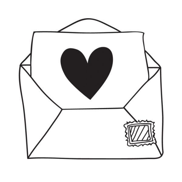 Лёгкие рисунки конверт