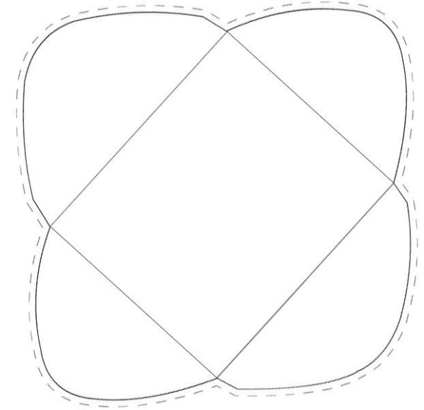 Маленький конвертик из бумаги