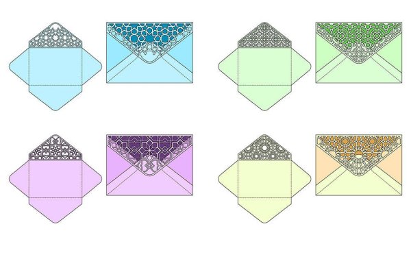 Развертка конверта