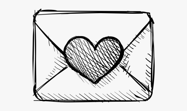 Макет старого конверта