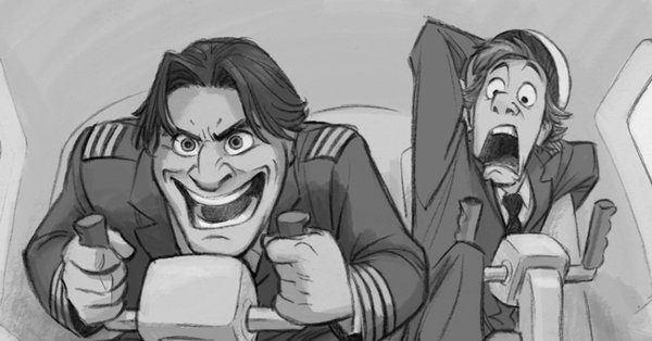 Крутое пике рисунок