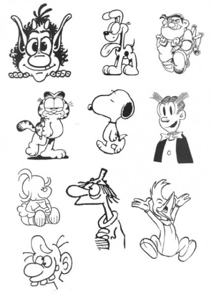 Кавайные персонажи из мультиков