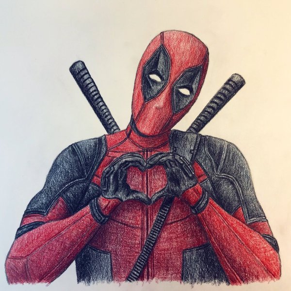 Дэдпул рисунок