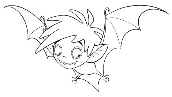 Раскраска школа вампиров