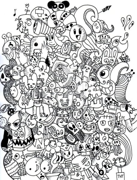 Много маленьких рисунков