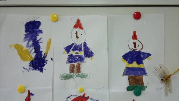 Рисование в средней группе гномик Комарова