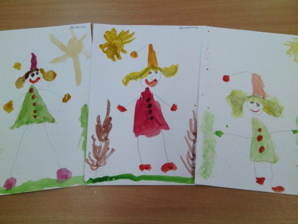 Рисование в средней группе гномик Комарова