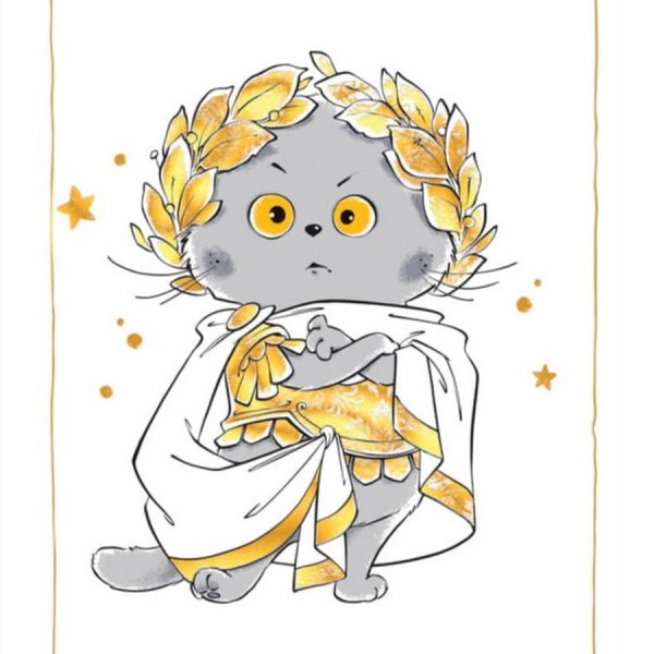 Наклейки кот Басик