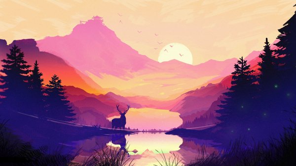 Пейзажи для срисовки