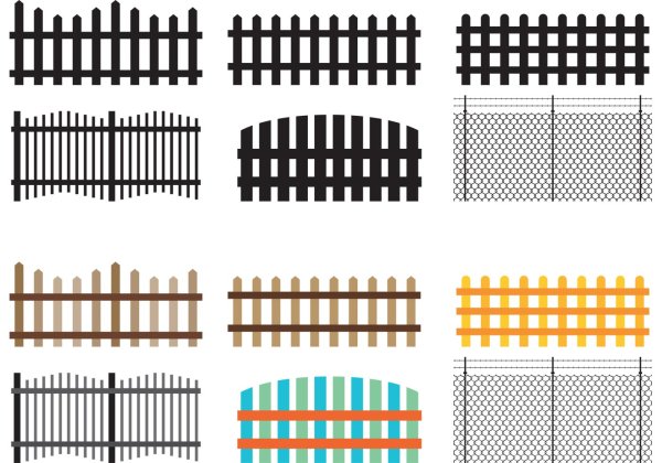 Заборчик высокий и низкий