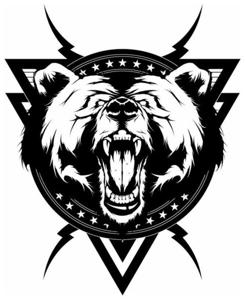 Эмблема с изображением медведя