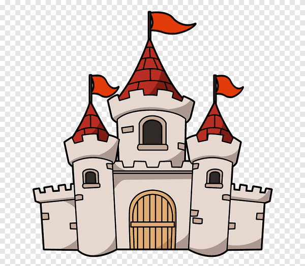 Раскраска замок
