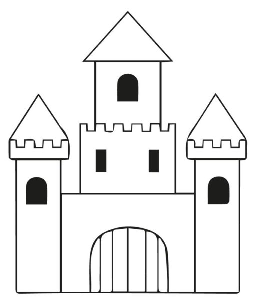 Замок рисунок