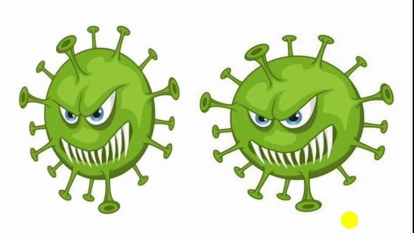 Коронавирус мультяшный