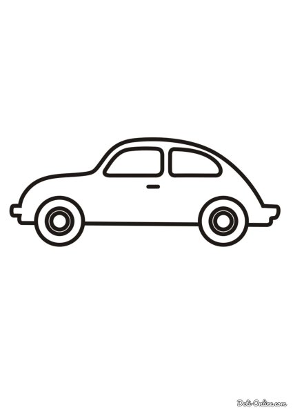 Маленькие рисунки машин