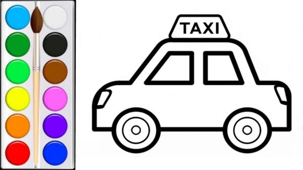 Машинки рисовать для детей