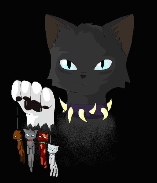 Коты Воители Бич и Остролистая дочь