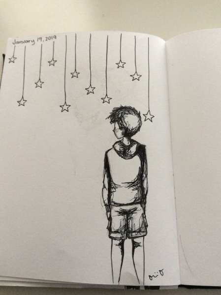 Рисунки для срисовки грустные