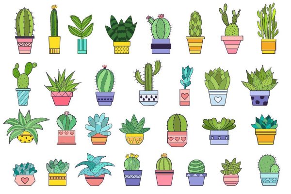 Стикеры растения