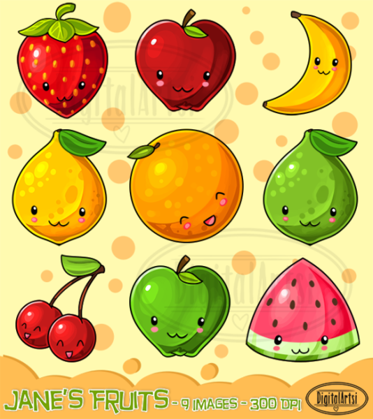 Фрукты рисунок