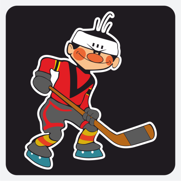 Хоккеист картинка для детей