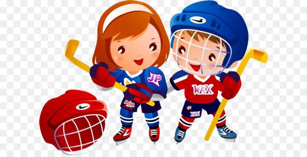 Хоккеист мультяшный