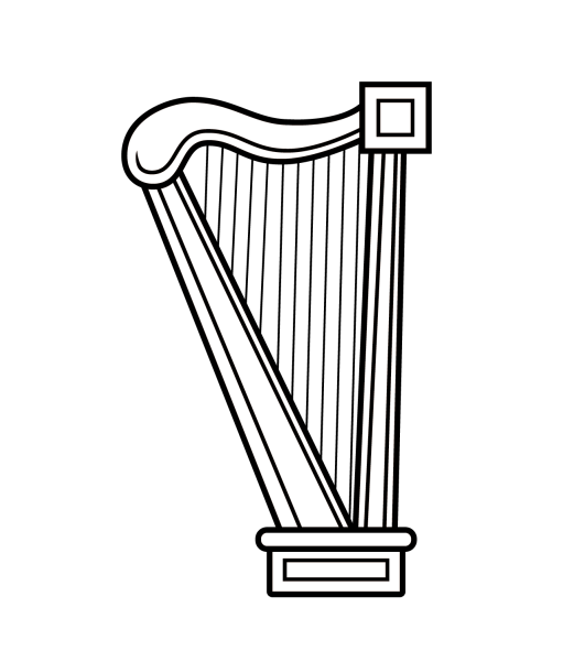 Арфа карандашом