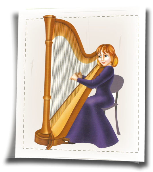 Арфа музыкальный инструмент для детей