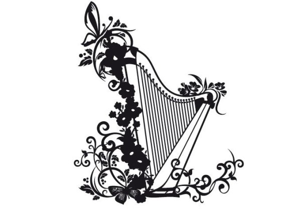 Золотая арфа значок