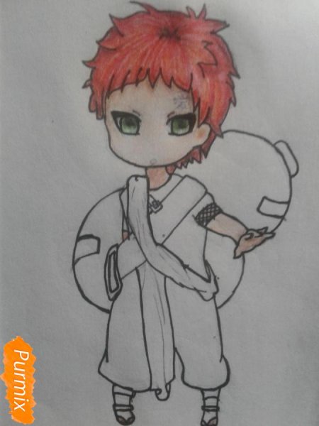 Чиби Наруто Гаара