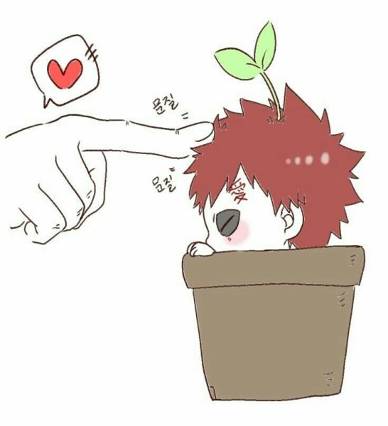 Гаара и Наруто маленькие