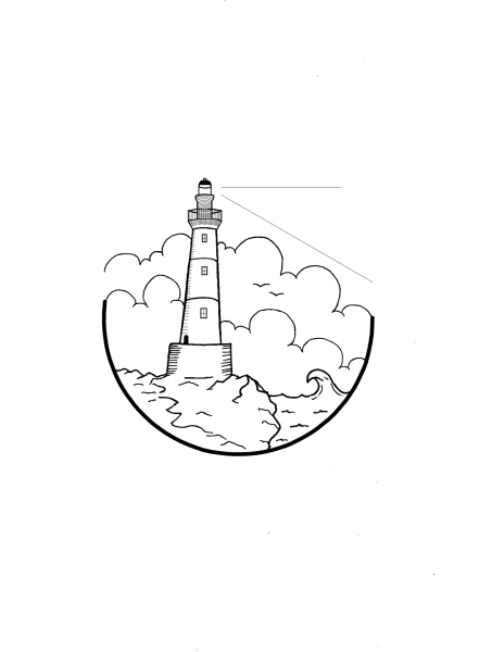 Маяк контур