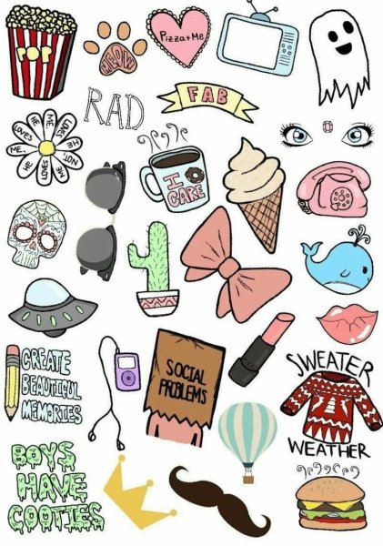 Маленькие рисунки для срисовки тату