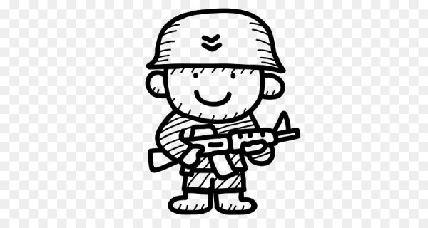 Раскраска военные человечки