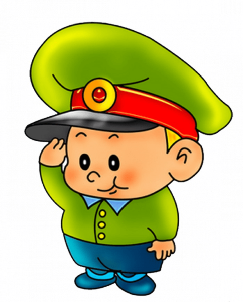 Мультяшный военный